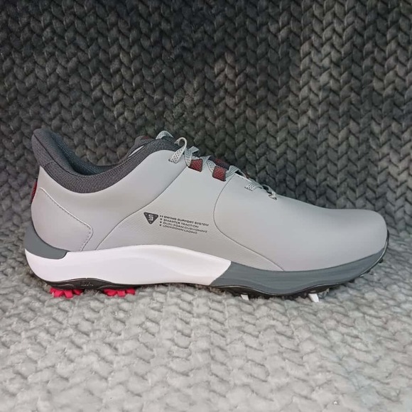 Under Armour HOVR Drive Golf Shoes Sneakers 3026918-102 Spiked Gray Men Size 9.5 - Picture 7 of 10